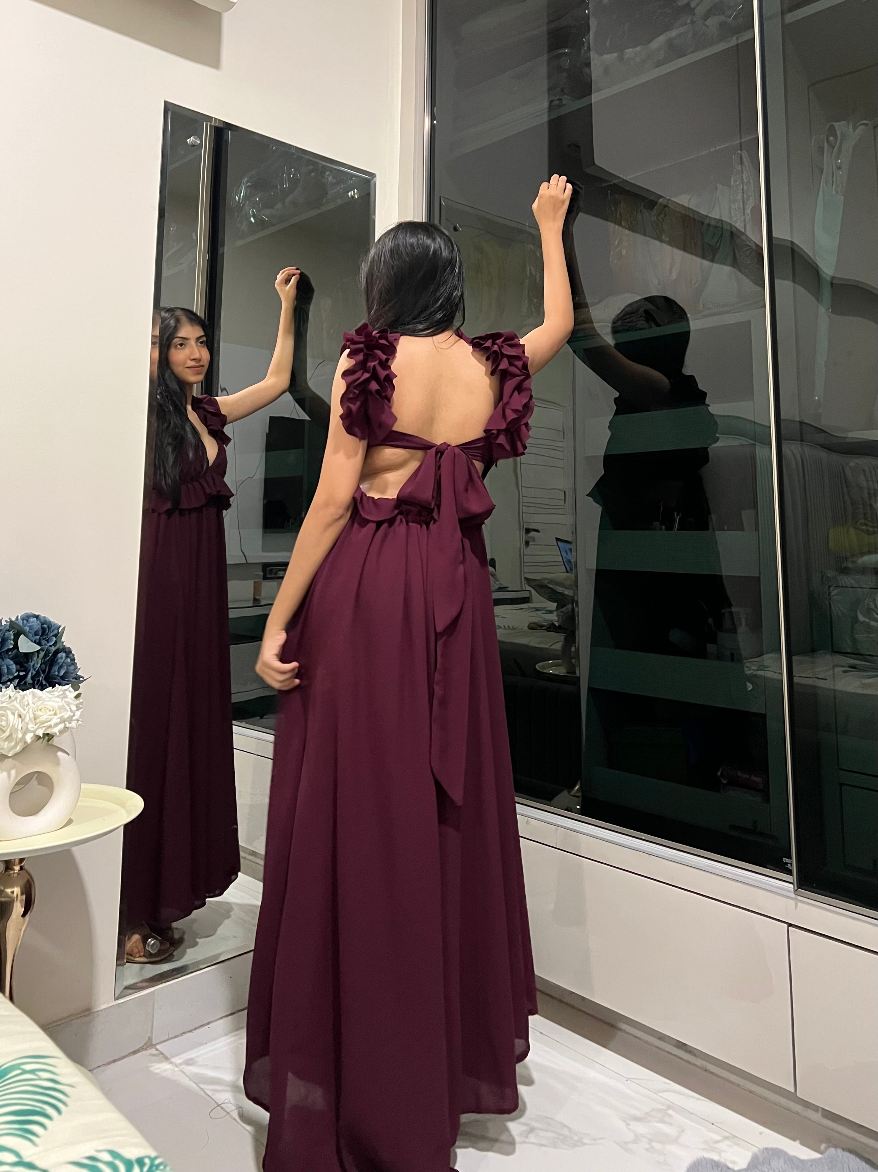 Ruffle Gown