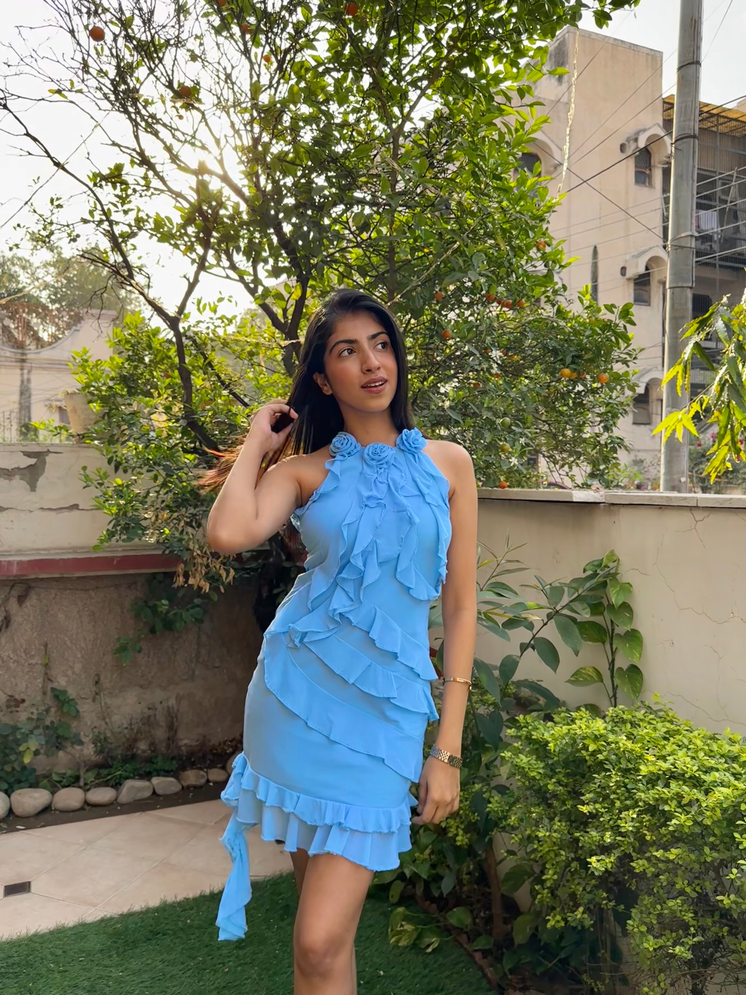 Breeze Blue Dress