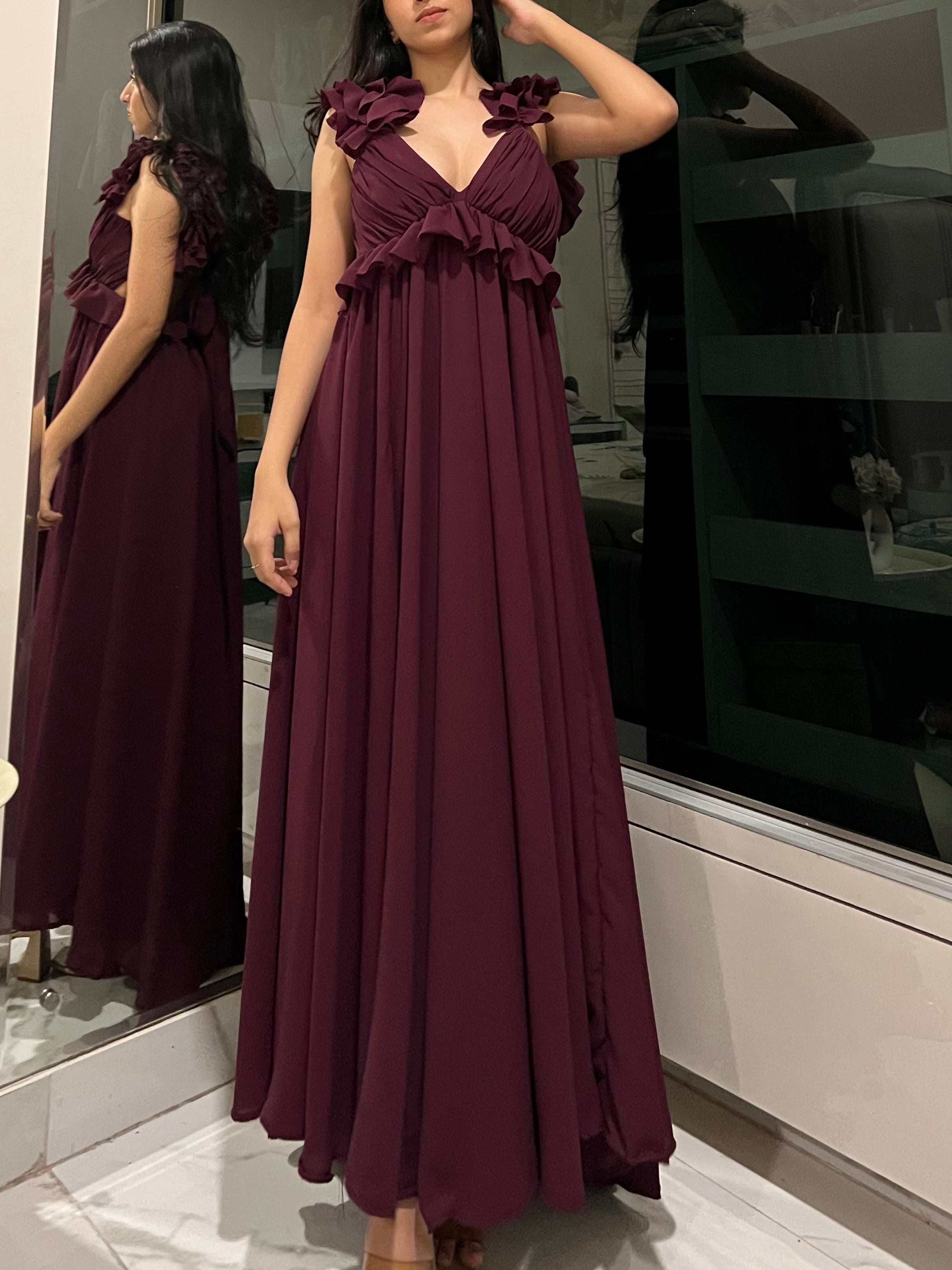Ruffle Gown