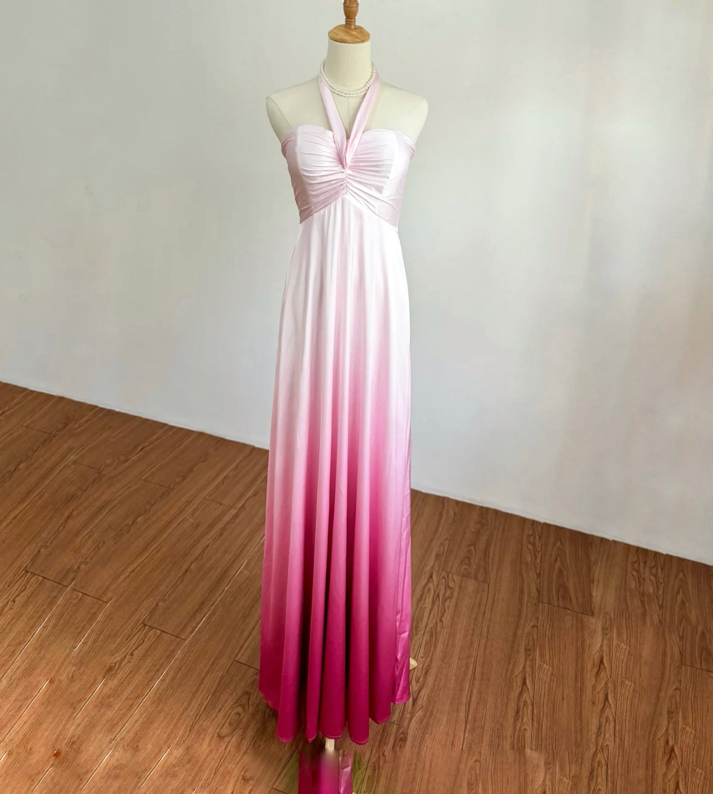Satin Ombré Dress