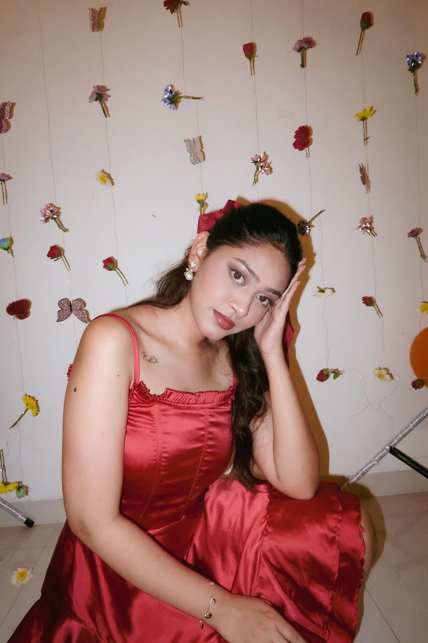 Satin Dress