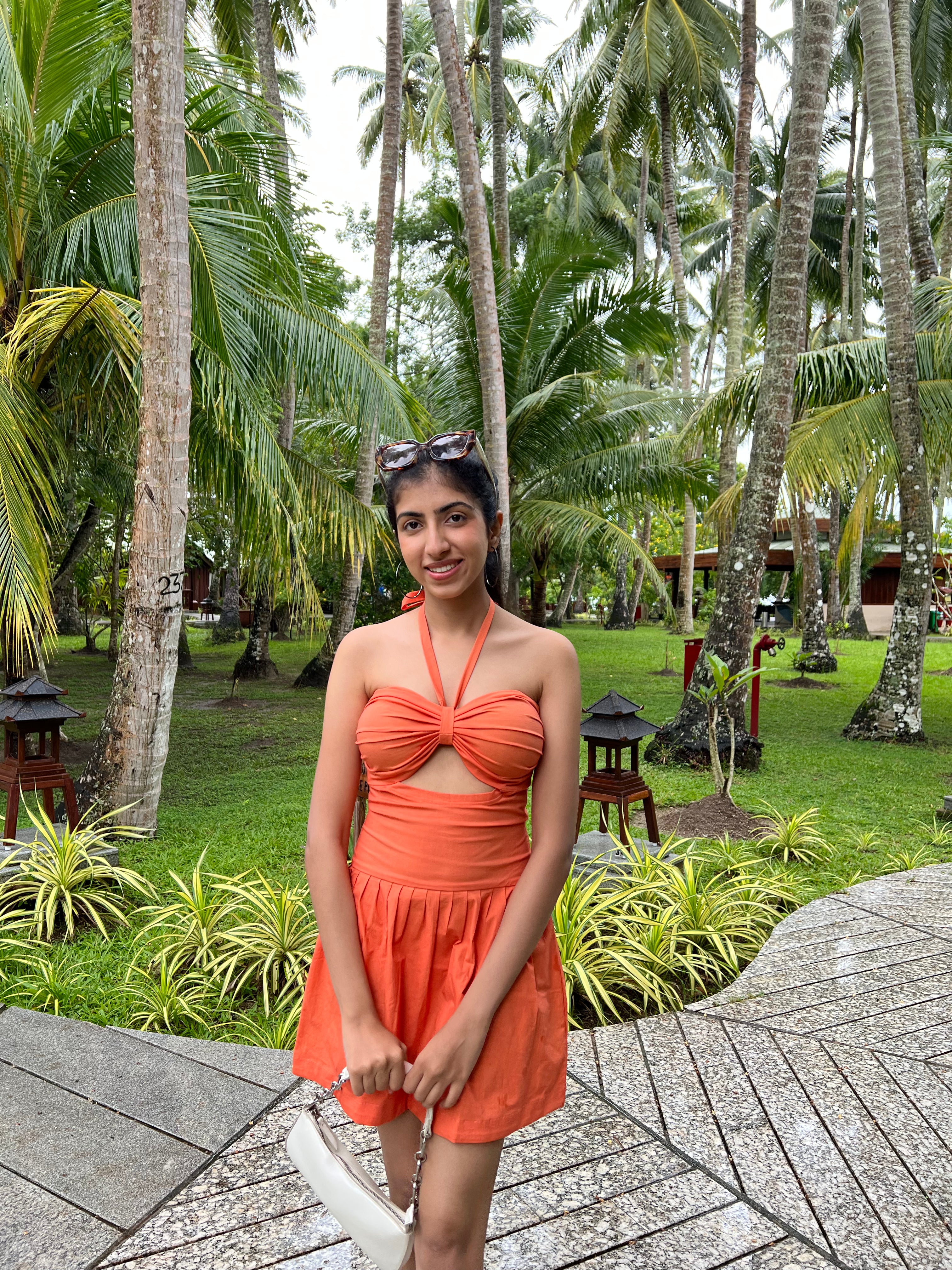 Mini Orange Dress