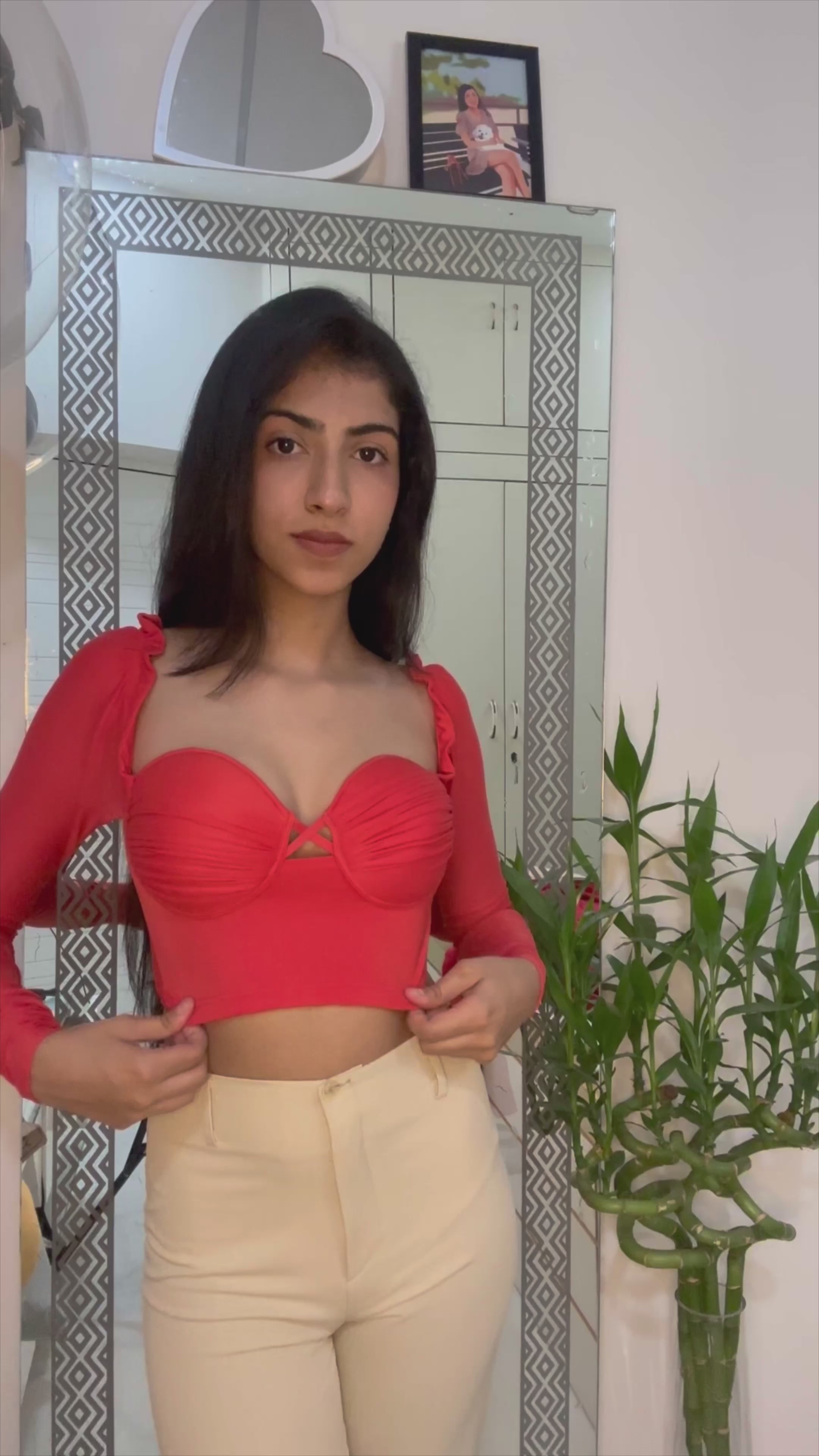 Load video: Criss-Cross Top